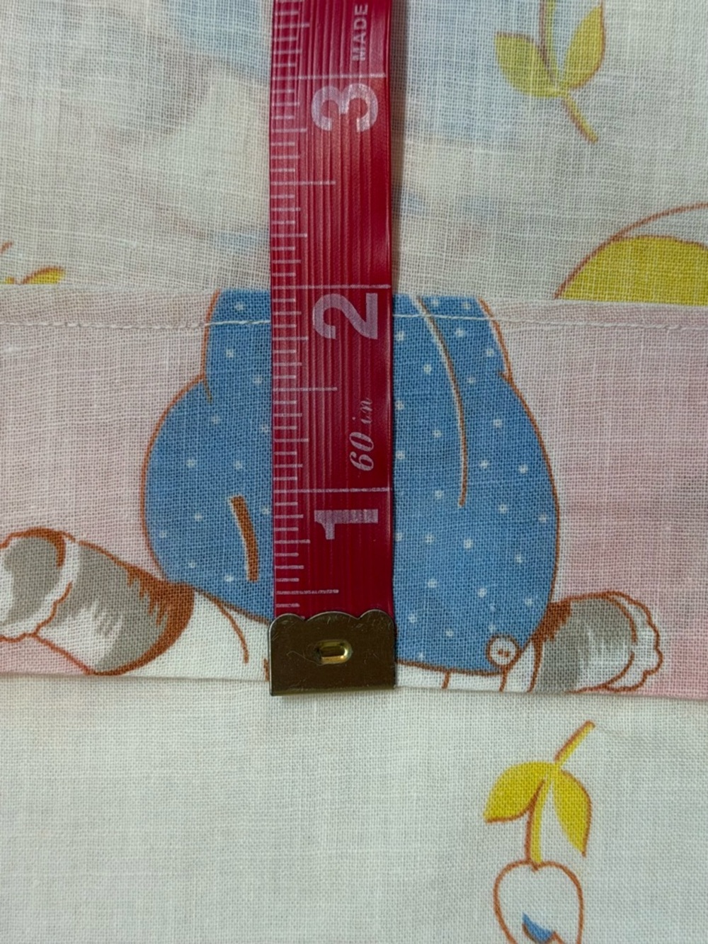 Vintage Nursery Print Curtain Panels RARE pattern ‘50’s-‘60’s - Picture 7 of 12